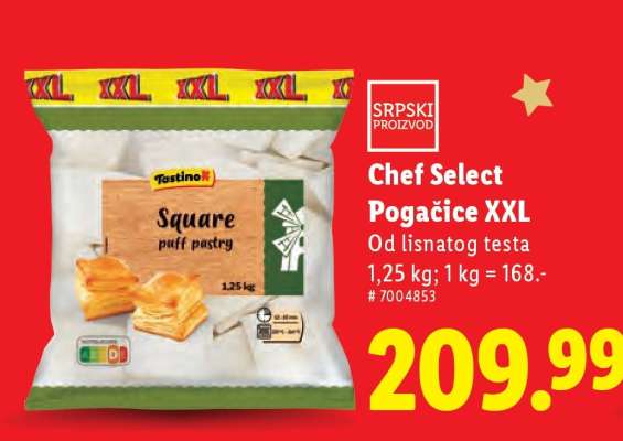 Chef Select Pogačice XXL