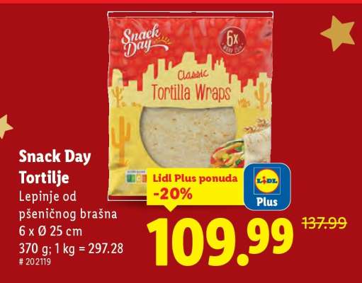 Snack Day Tortilje