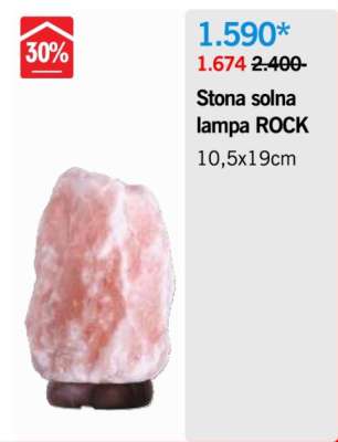 Stona solna lampa ROCK