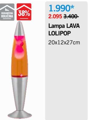 Lampa LAVA LOLIPOP