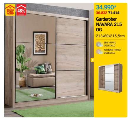 Garderober NAVARA 215 OG