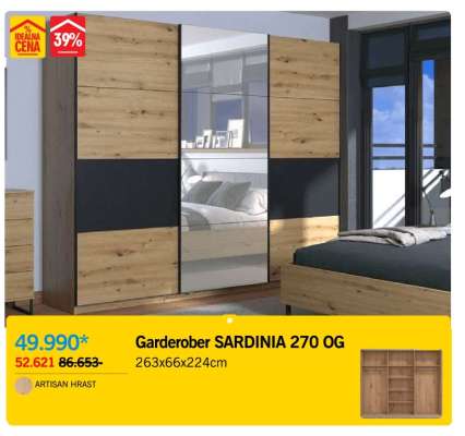 Garderober SARDINIA 270 OG