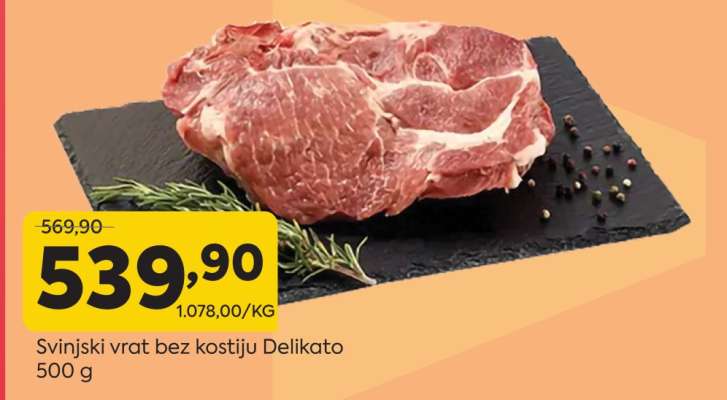 Svinjski vrat bez kostiju Delikato