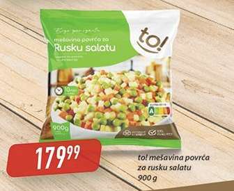 to! mešavina povrća za rusku salatu