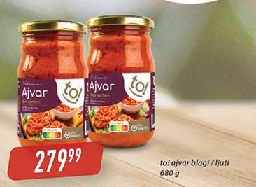 to! ajvar blagi/ljuti