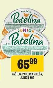 Pašteta Patéliná Pileća, Junior 60g