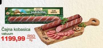 Čajna kobasica vakuum