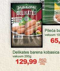 DELIKATES BARENA KOBASICA