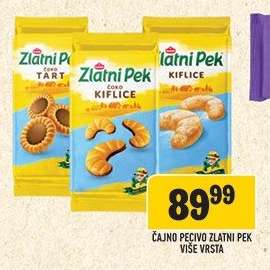 Čajno pecivo Zlatni Pek