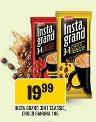 Insta Grand 3in1 Classic, Choco Banana 18g