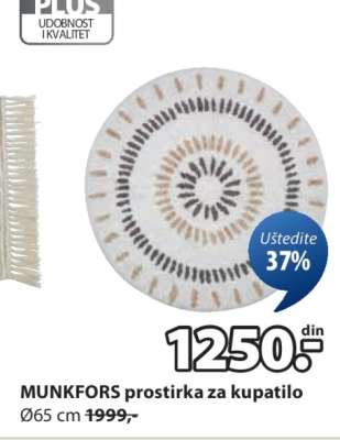 MUNKFORS PROSTIRKA ZA KUPATILO