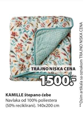 KAMILLE štepano ćebe