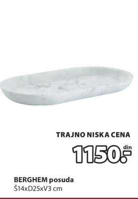 BERGHEM posuda