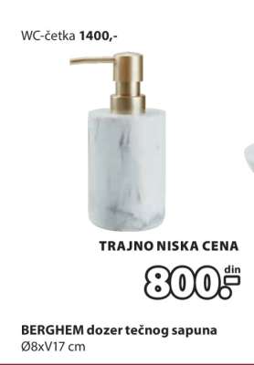 BERGHEM dozer tečnog sapuna