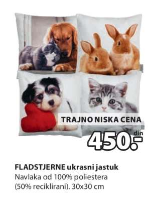 FLADSTJERNE UKRASNI JASTUK