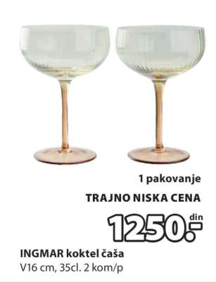 INGMAR koktel čaša