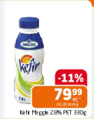 Kefir Meggle 2.8% PET 330g