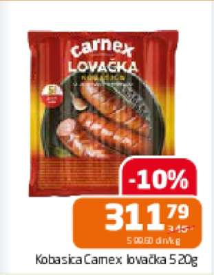 Kobasica Carnex lovačka 520g
