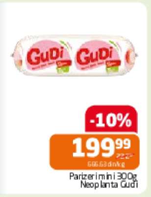 Parizer mini 300g Neoplanta Gudi