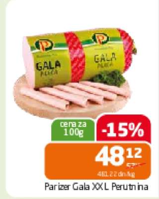 Parizer Gala XXL Perutnina