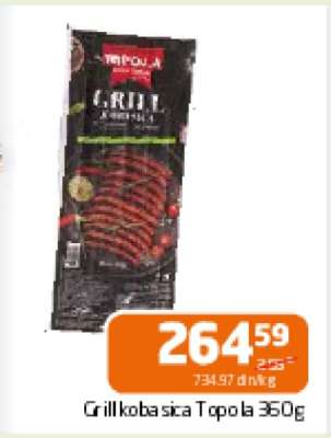 Grill kobasica Topola 350g