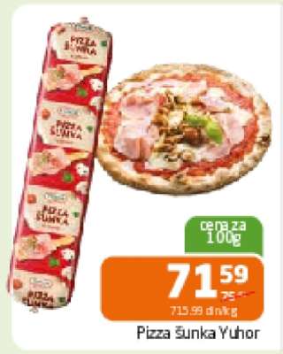 Pizza šunka Yuhor