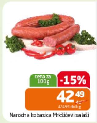 Narodna kobasica Mitićevi salaši