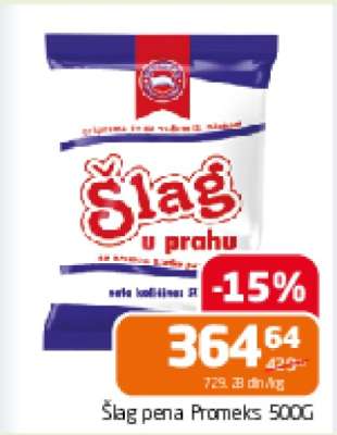 Šlag pena Promeks 500g