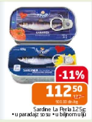 Sardine La Perla 125g