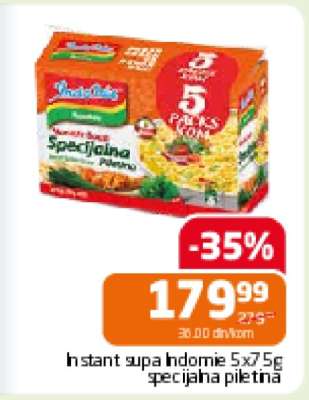 Instant supa Indomie 5x75g specijaha piletina