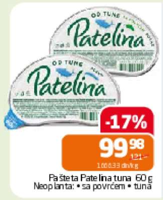Pašteta Patéliná Tuna