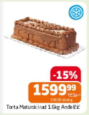 Torta Matuški rad 1.6kg Ande KEK