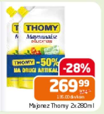 Majonez Thomy 2x280ml