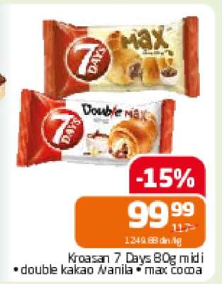 Kroasan 7 Days 80g midi