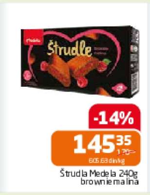 Štrudla Medela 240g brownie malina