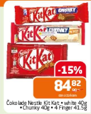 Čokolade Nestle Kit Kat
