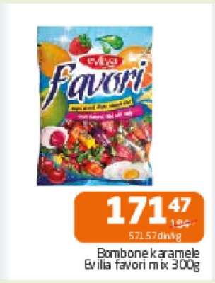 Bombone karamele Evilia favori mix 300g