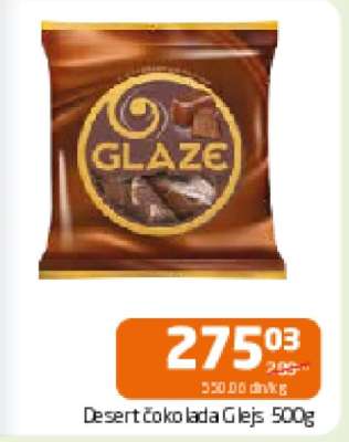 Desert čokolada Glejs 500g
