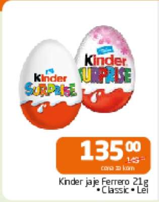 Kinder jaje Ferrero 21g