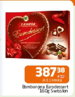 Bombonjera Eurodessert 160g Swisslion