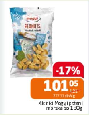 Kikiriki Mogyi Prženi Morska So 130g