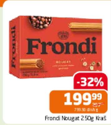 Frondi Nougat 250g Kraš