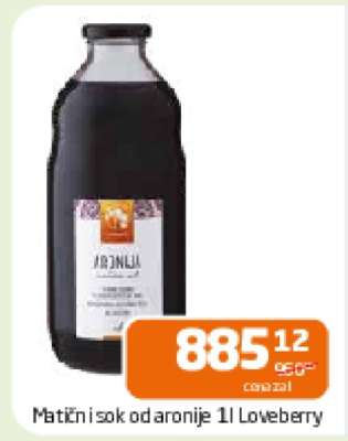 Matični sok od aronije 1l Loveberry