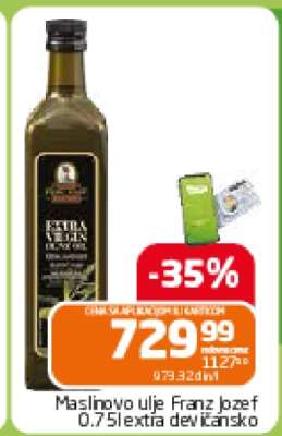 Maslinovo ulje Franz Jozef 0.75L ekstra devičansko