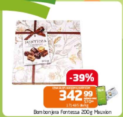 Bombonjera Fontessa 200g Mauxion