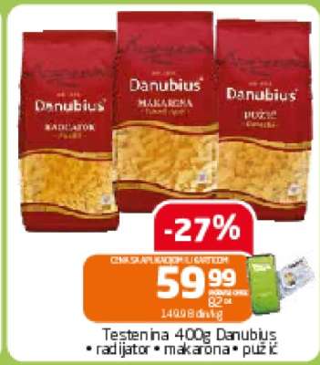 Testenina 400g Danubius
