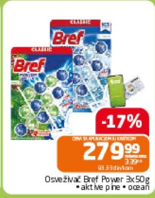 Osveživač Bref Power 3x50g