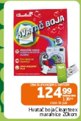 Hvatač boja Cleanteex maramice 20kom