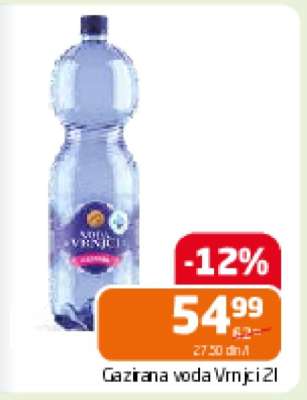Gazirana voda vrnjci 2l