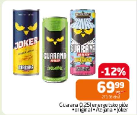 Guarana 0,25l energetsko piće